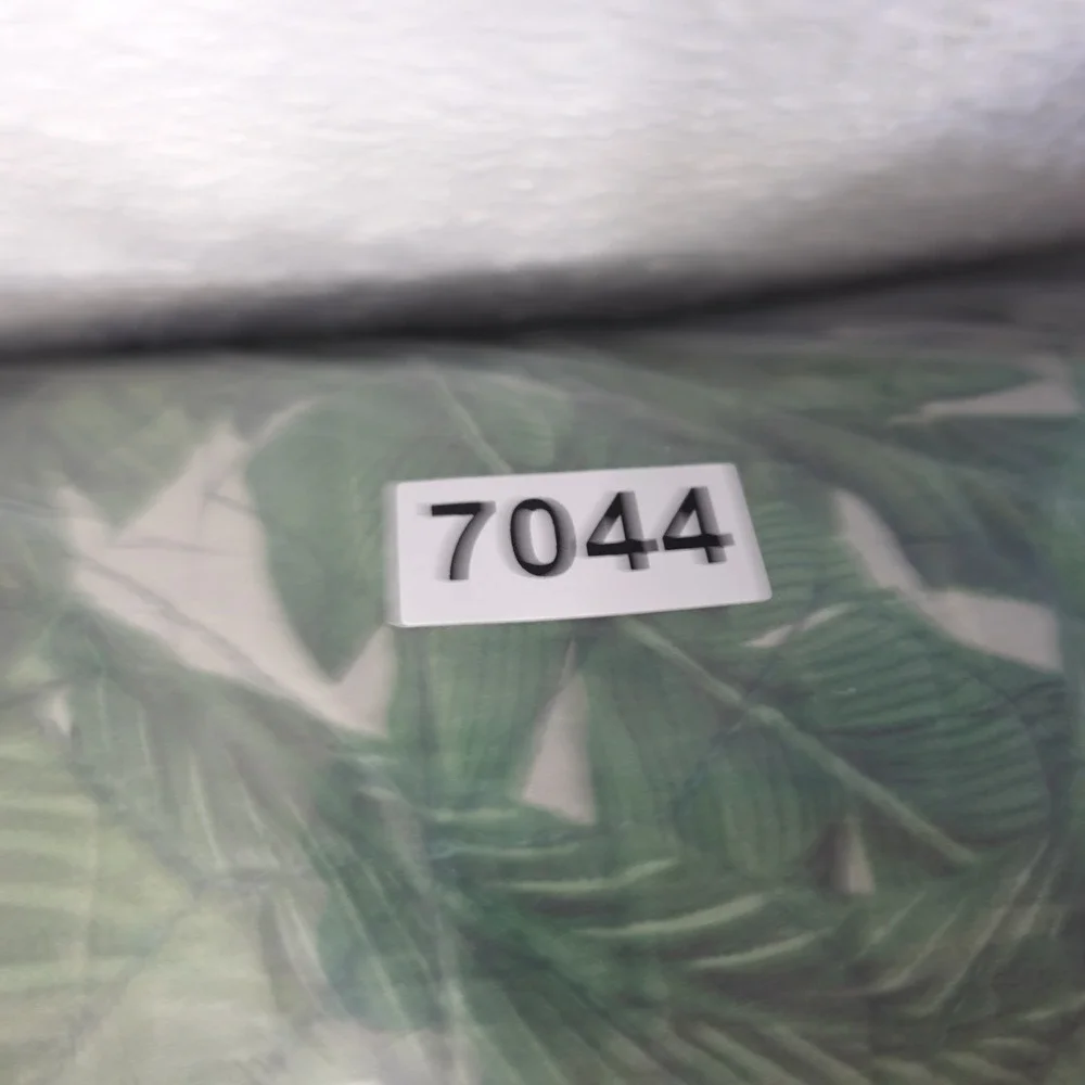 RZ by Rachel Zoe Tropical Palm Leaf Quilt King Green White Botanical Reversible